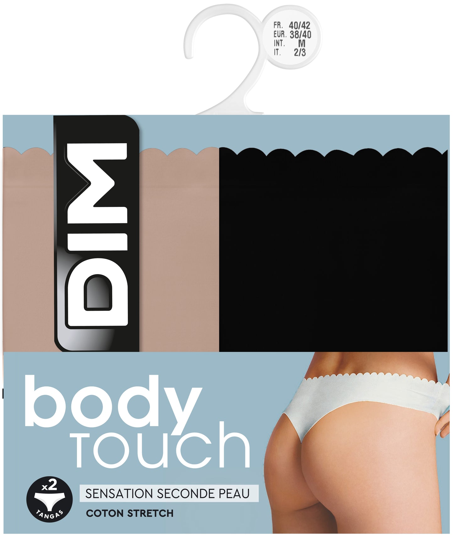 Body Touch Easy nærbuxur 2 í pakka DODFR