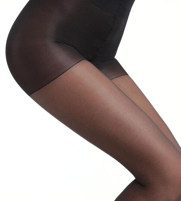 Diam’s Voile Galbé 22den sheer shaping tights in black - D1141