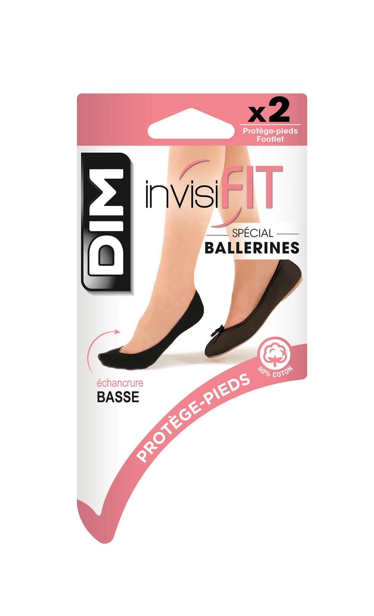 Easy Day Spécial Ballerines 2pör í pakka D2080