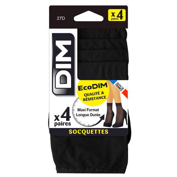 ECO-DIM ökklasokkar 27den 4 pör D2094