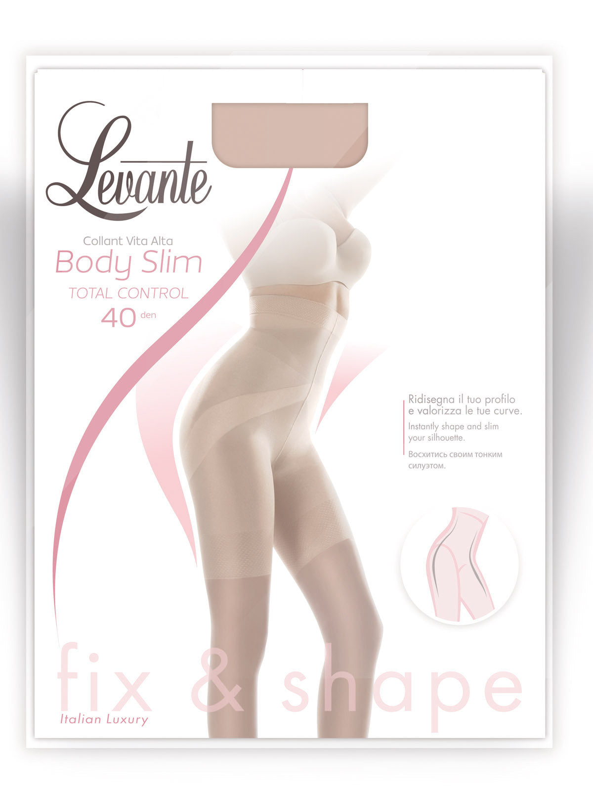 Body Slim Total Control 40 DEN sokkabuxur