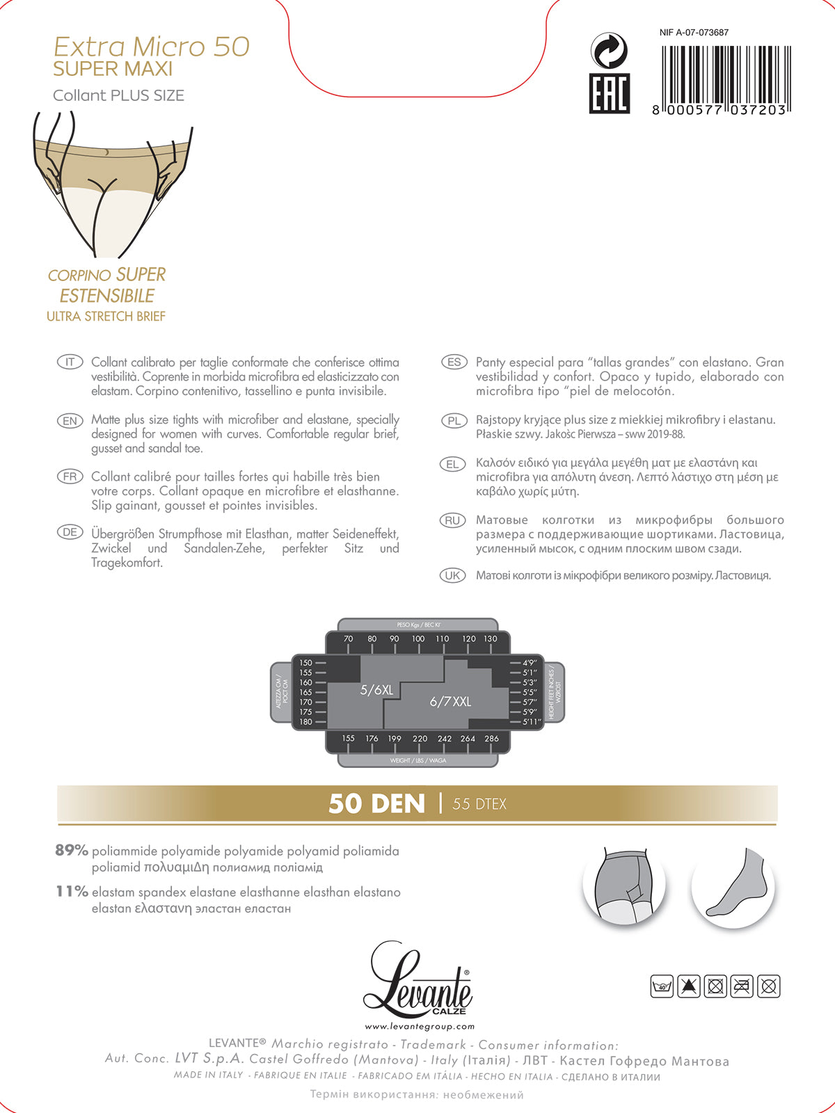 Extra Super Maxi 50 den