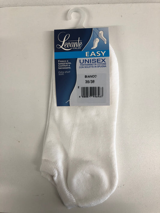 Hvítir unisex sokkar